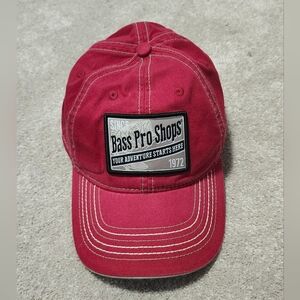 Bass Pro‎ Shops Red & Khaki Adult Cap,  Since 1972